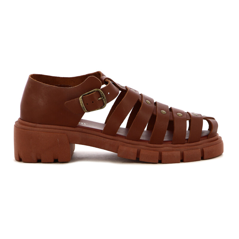 Sandalias Mujer Euro Teens Telha