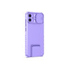 Protector Samsung Galaxy A05 con soporte y cubre cámara color lila Protector Samsung Galaxy A05 Con Soporte Y Cubre Cámara Color Lila