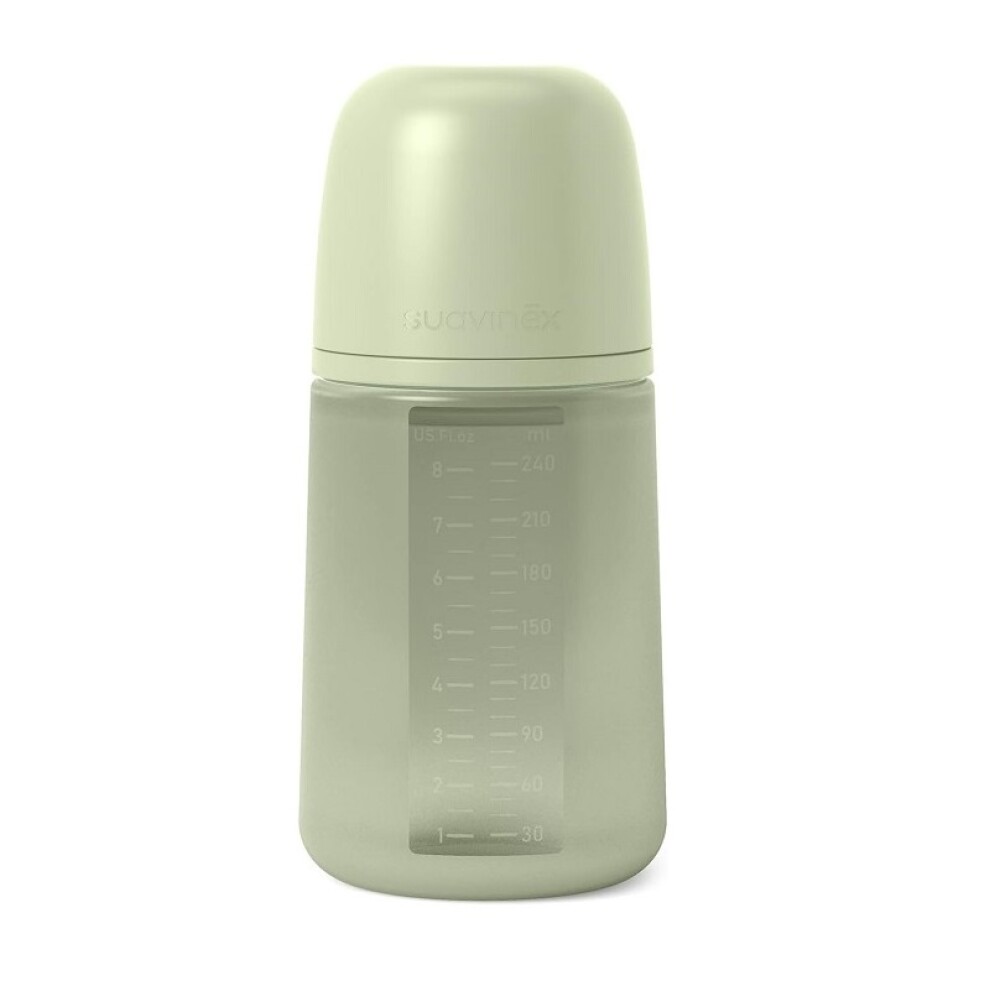Biberón Silicona Fisiológico Suavinex Essence 240ml Verde