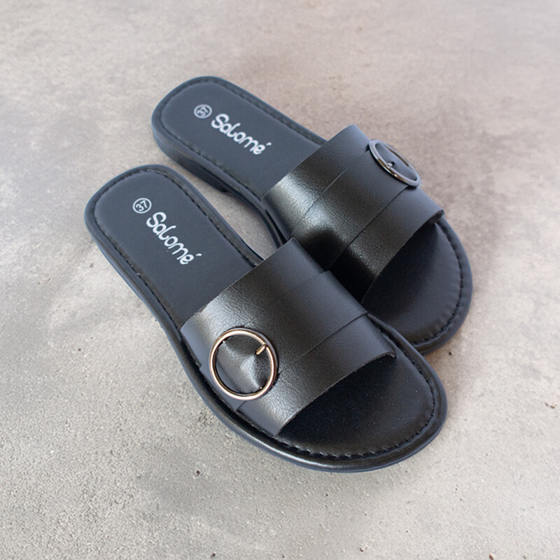 Sandalia de Dama Salome ALL BLACK