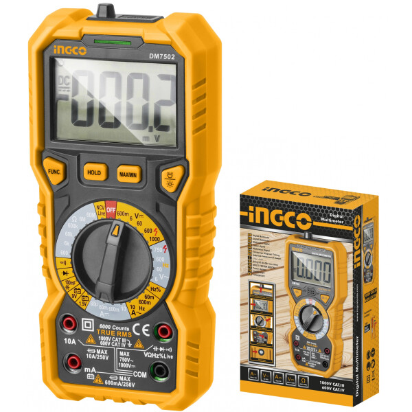 TESTER MULTIMETRO DIGITAL DM7502 INGCO TESTER MULTIMETRO DIGITAL DM7502 INGCO