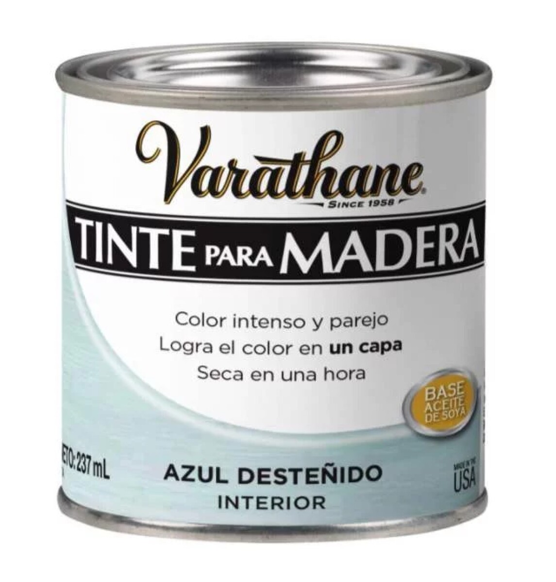 Tinte para Madera 237ml Varathane - Azul Desteñido 