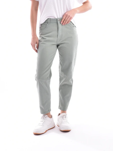 JEAN ELENA MOM FIT OLIVA