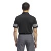 Remera Adidas Polo 3-Rayas Negro