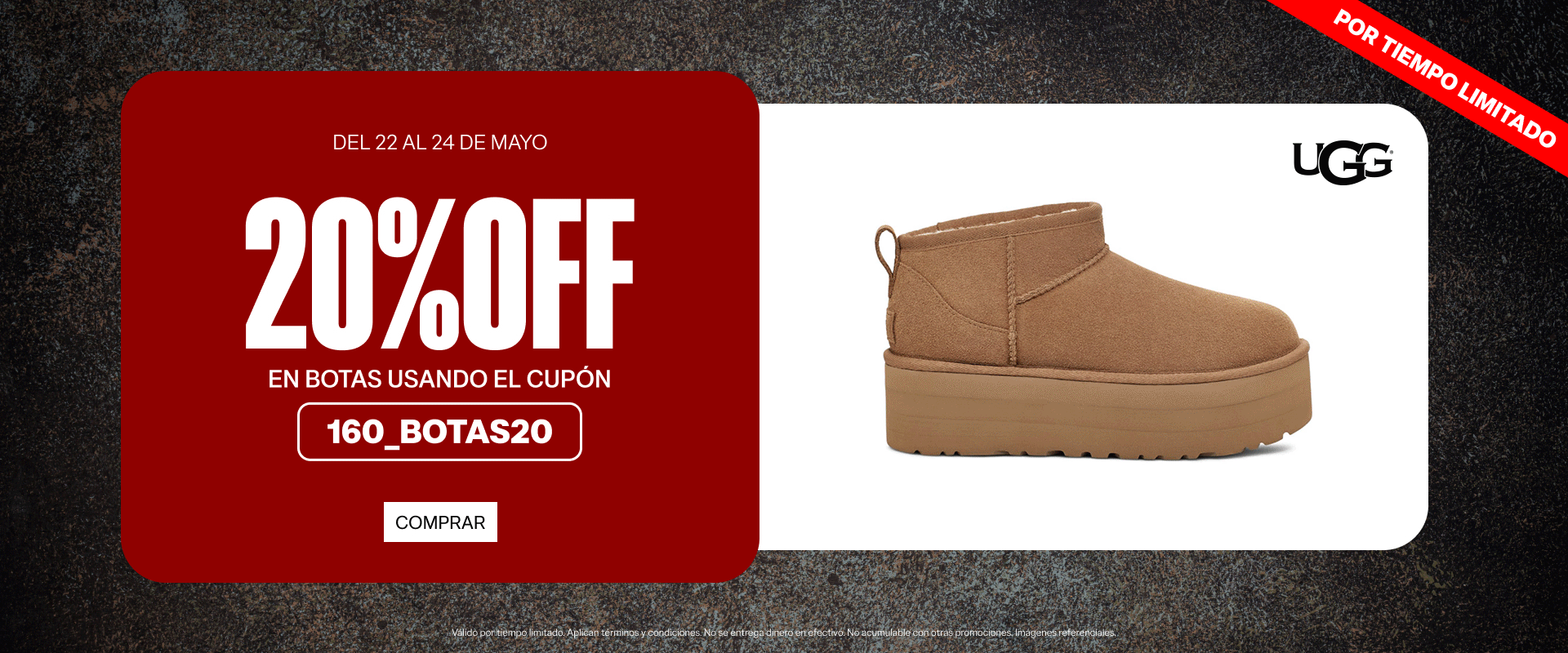 Botas 20% OFF