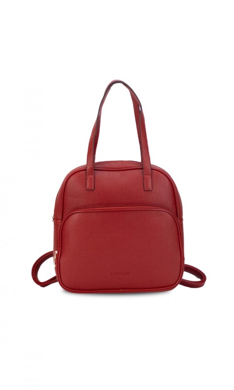 MOCHILA CLARA ROJO PASION