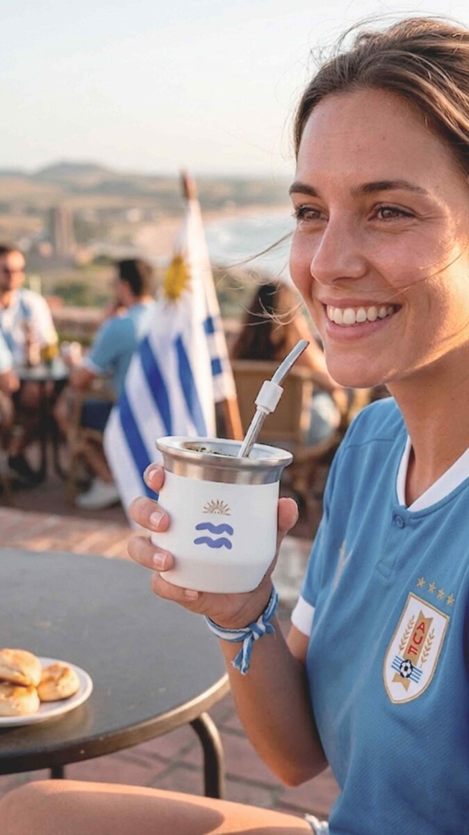 KIT MATERO TUNEZ - URUGUAY BLANCO 