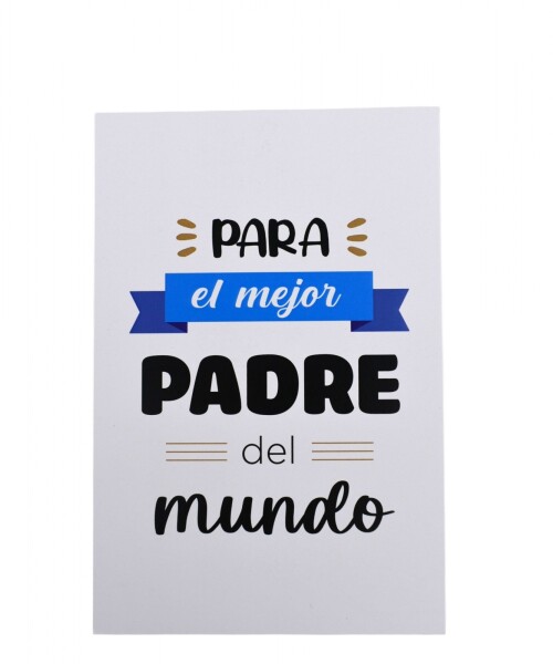 Tarjeta día del padre 10x15 DISEÑO 2