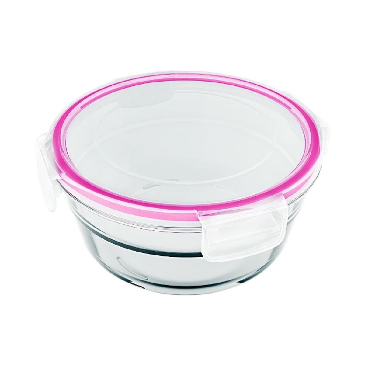 VIANDA FACILITA DE VIDRIO CON TAPA 1LT - Sin color 