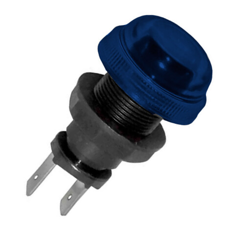 LLAVE BOTON TABLERO - PILOTO AZUL - LLAVE BOTON TABLERO - PILOTO AZUL -