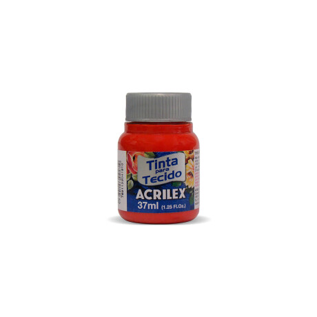 Pintura para Tela Acrilex Mate 37 ml (Tonos Rojos) 583 Rojo Tomate