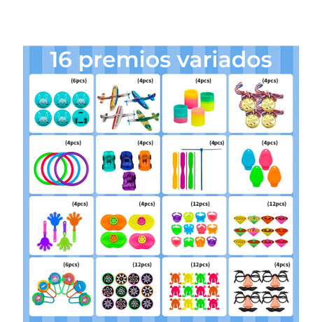 Set Cotillón N27 Sorpresitas 100pcs Fiesta Cumpleaños Cot002020