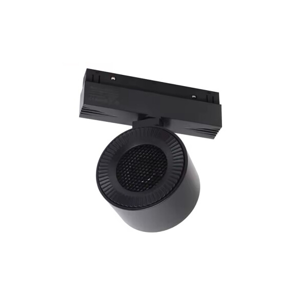 Spot led para riel magnético negro Ø65 12w 24° 840 lm cálido IX4354