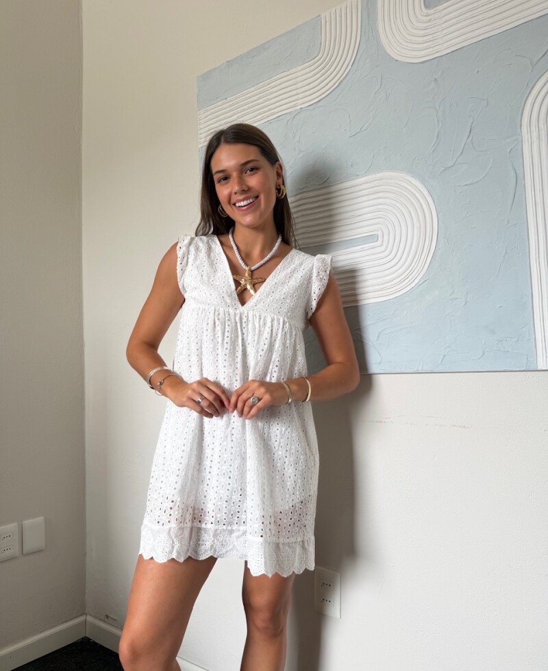 Vestido Ambar blanco