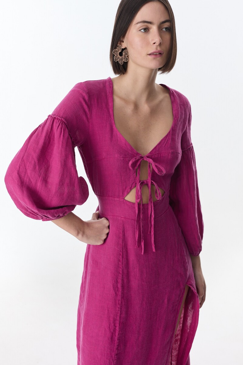 Vestido Tropical - Magenta 