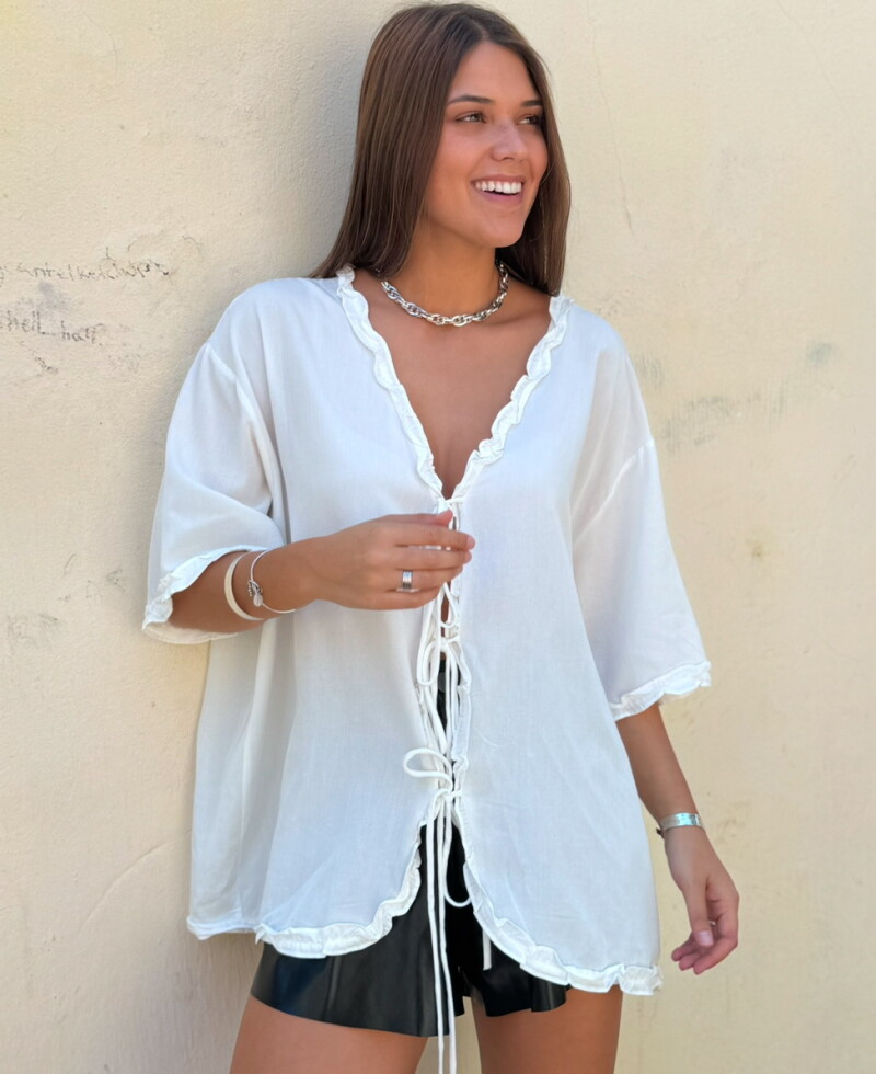Blusa Robbie blanco