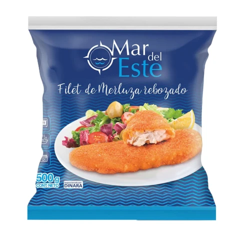 Filet Rebozado de Merluza Mar del Este 500Grs Filet Rebozado de Merluza Mar del Este 500Grs
