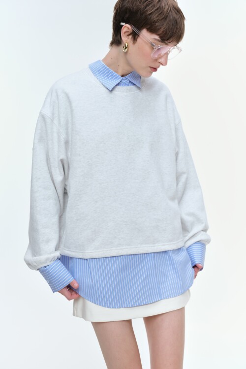 Buzo Molly Gris Melange