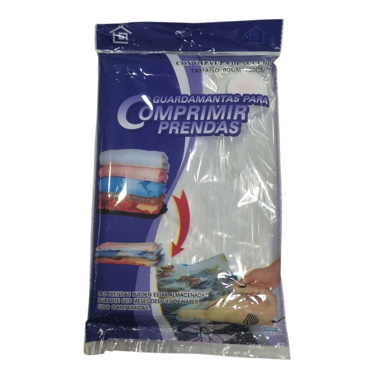 Bolsa para ropa al vacío 80cm x 130cm 
