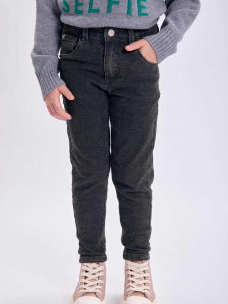Pantalón jean skinny Gris