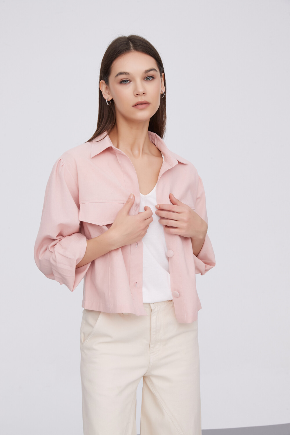 Sobrecamisa Pailine Rosa Viejo