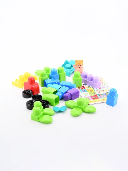 BLOQUES JUEGO 21 PIEZAS MULTICOLOR