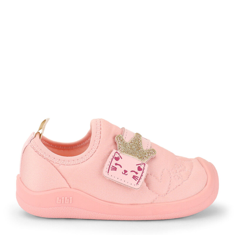 Championes de Niña Bibi Fisioflex C/Velcro Rosado