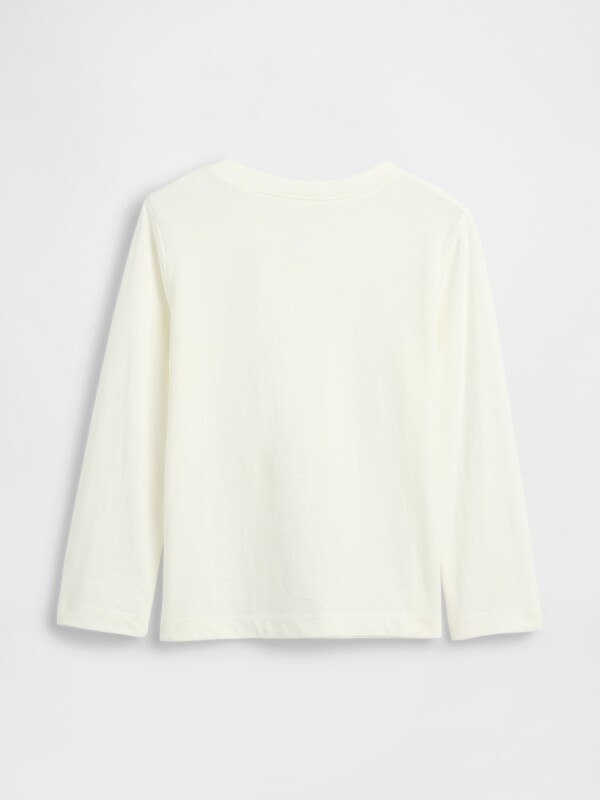V-AUG BF LS TOP NEW OFF WHITE