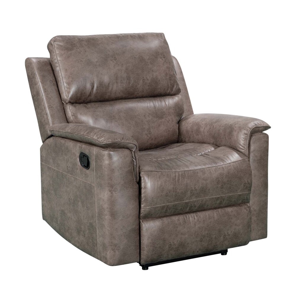 RECLINER MANUAL TELA MARRON LAGOS MOKA