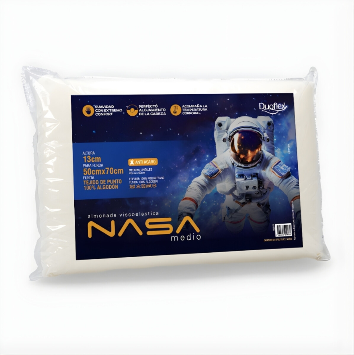 Almohada NASA Duoflex viscoelástica 