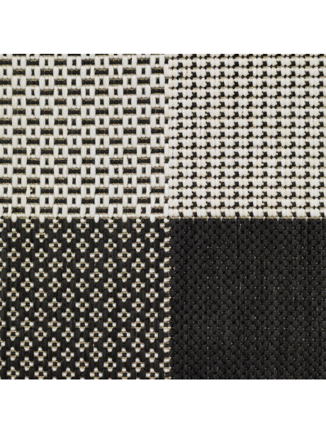 Alfombra RIPS 130x193 negro/beige Alfombra RIPS 130x193 negro/beige