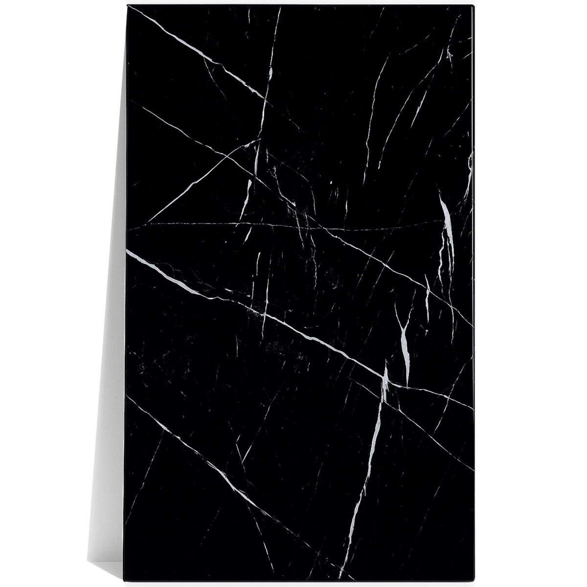 Revestimiento De Pared Flexible - PLACA PVC MARMOL 244X120 DISEÑO NEGRO 