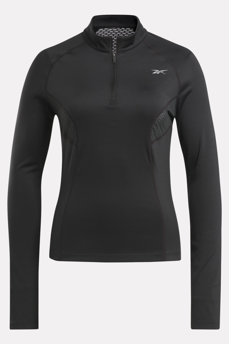 Running 1/4 zip Negro