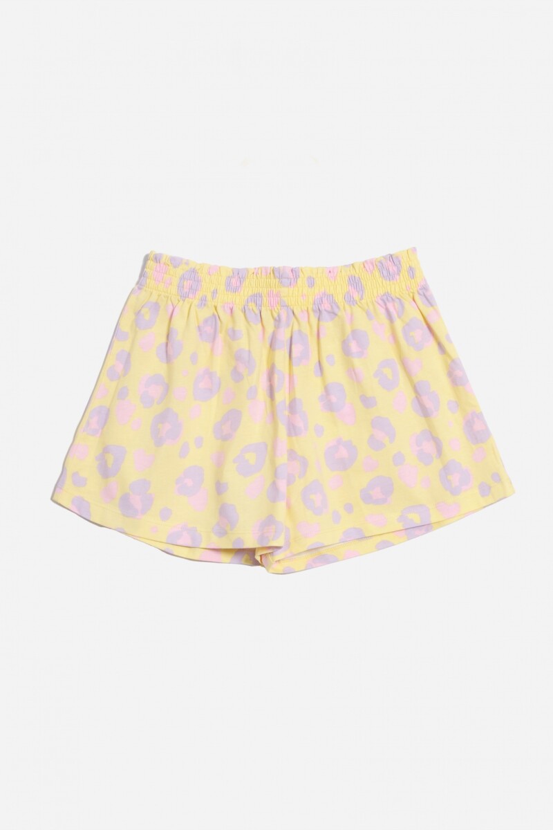 Short animal print AMARILLO