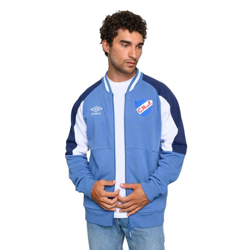 CAMPERA UMBRO BOMBER LIMIT CNF de Hombre - NU143019 Azul Piedra-blanco