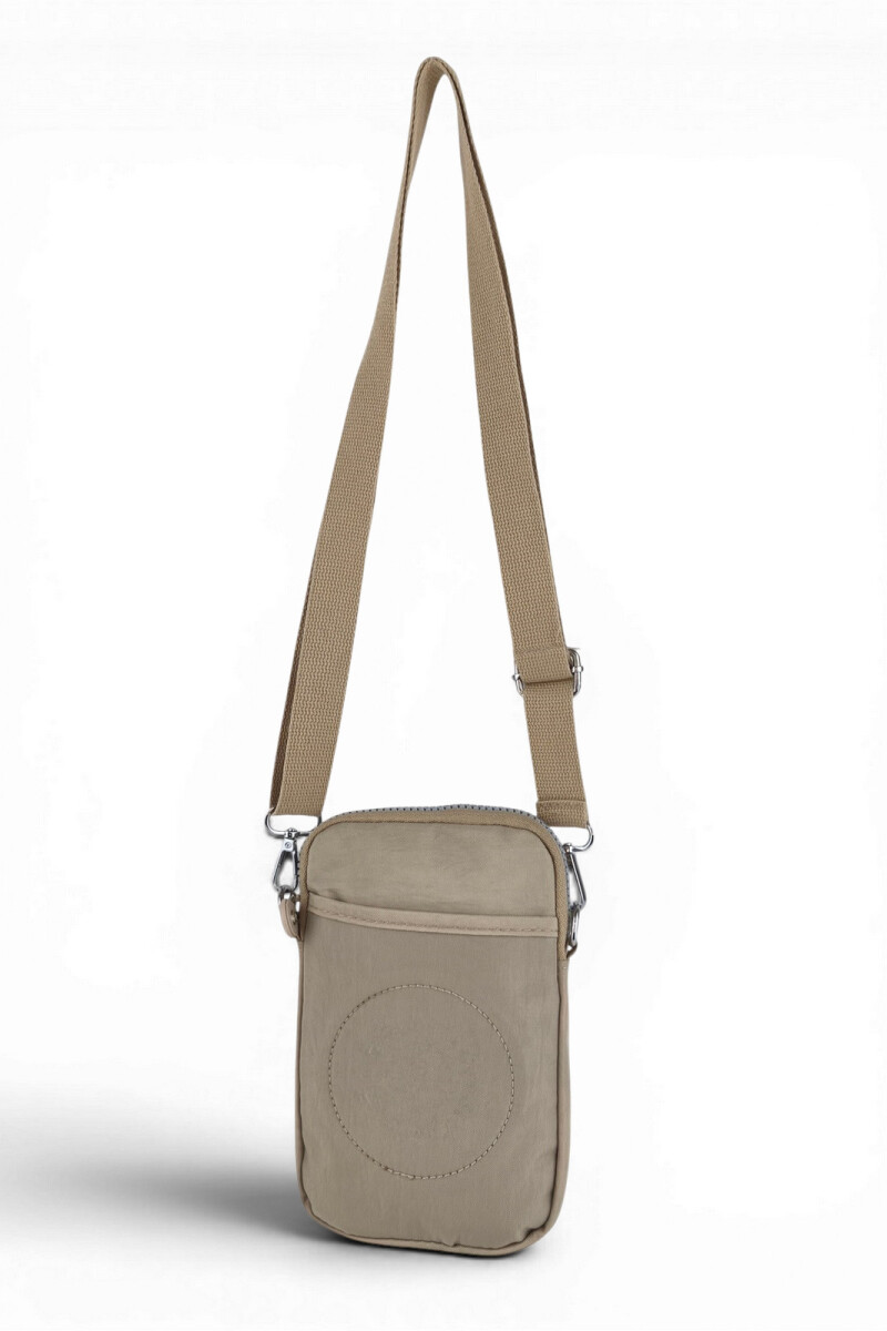Bolso Portacelular Crossbody Beige