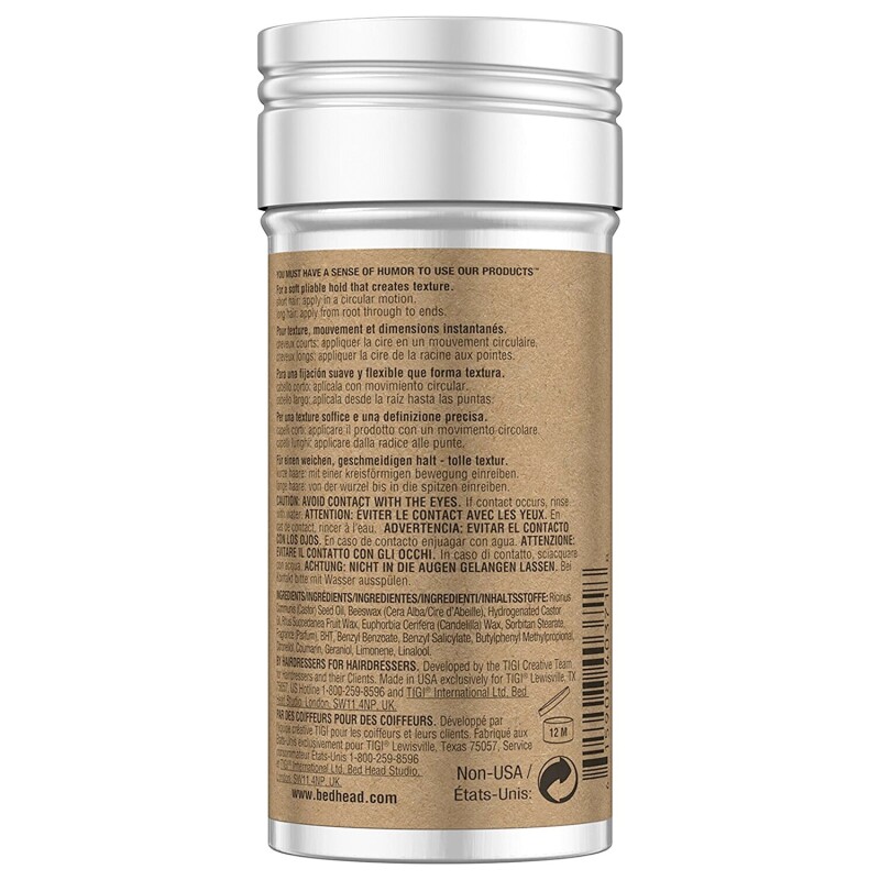 Cera en barra para el cabello Tigi Bed Hard Hair Stick 75ml Cera en barra para el cabello Tigi Bed Hard Hair Stick 75ml