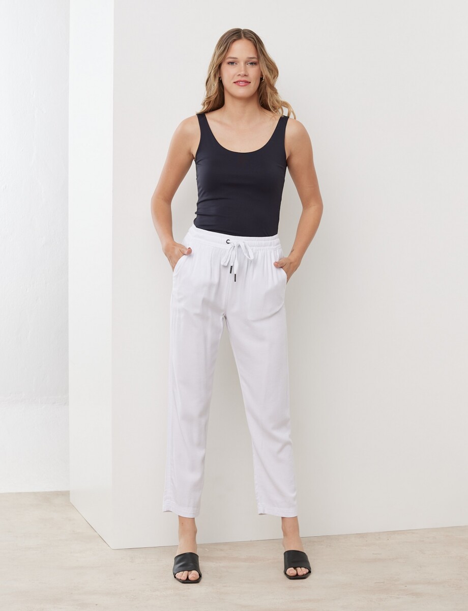 Pantalon Lino - Crudo 