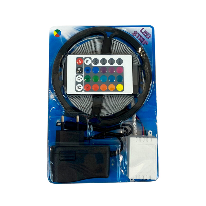 Cinta luz Led RGB + Transformador COLORES
