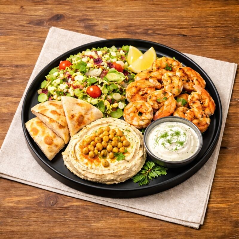 Plato de mesa Stoneware D26,5x2cm TOKIO NEGRO