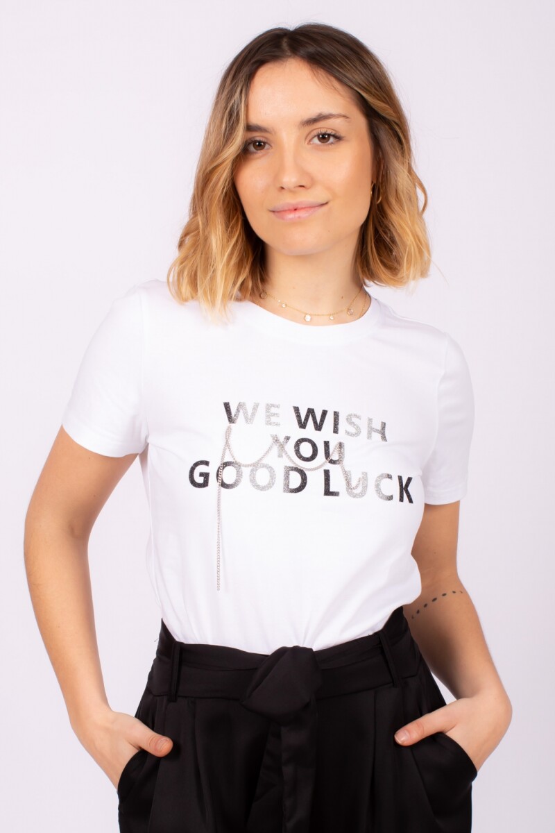 Remera We Wish Blanco