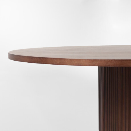 MESA DE COMEDOR OLIVE MARRÓN - CIRCULAR