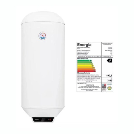 Termotanque BRILLIANT BREV100WH Capacidad 100Lt Termotanque BRILLIANT BREV100WH Capacidad 100Lt