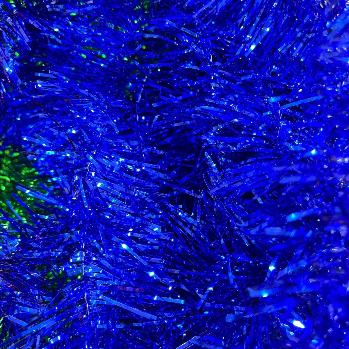 Guirnalda/Boa Navideña Fina - Azul 