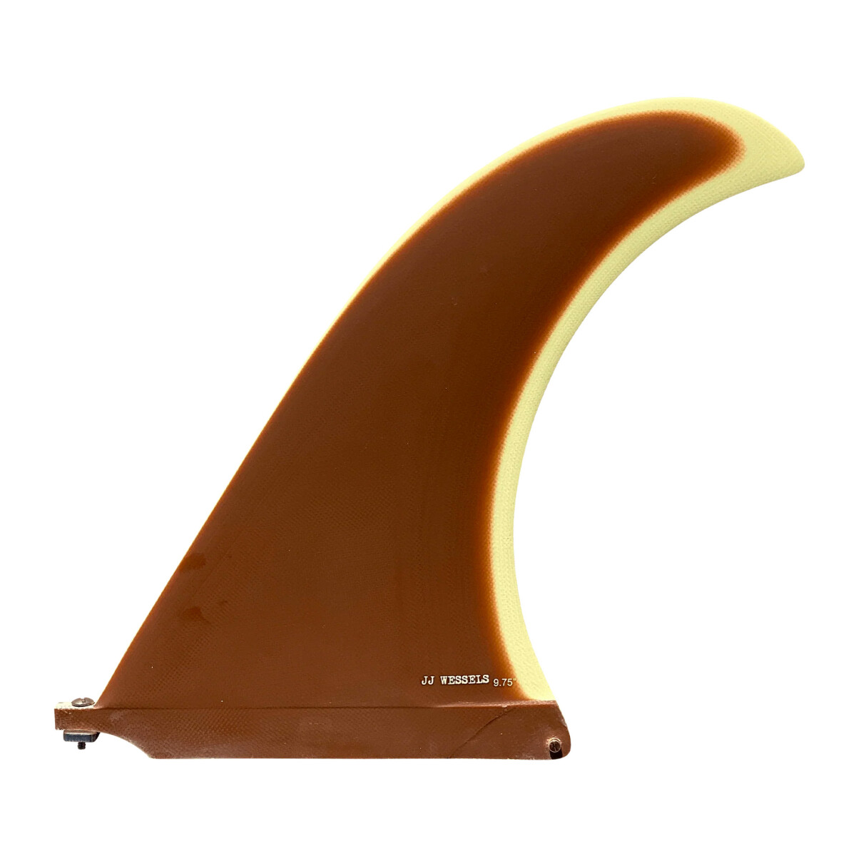 Quilla Captain Fin JJ Wessels Splash Mod 9.75'' Pivot SINGLE FIN -Brown 