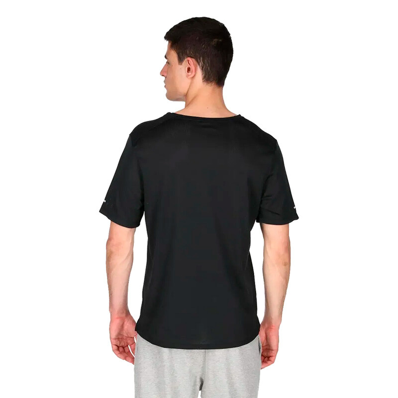 Remera Nike Dri-Fit Miler Wild Run de Hombre - DA0216-010 Negro