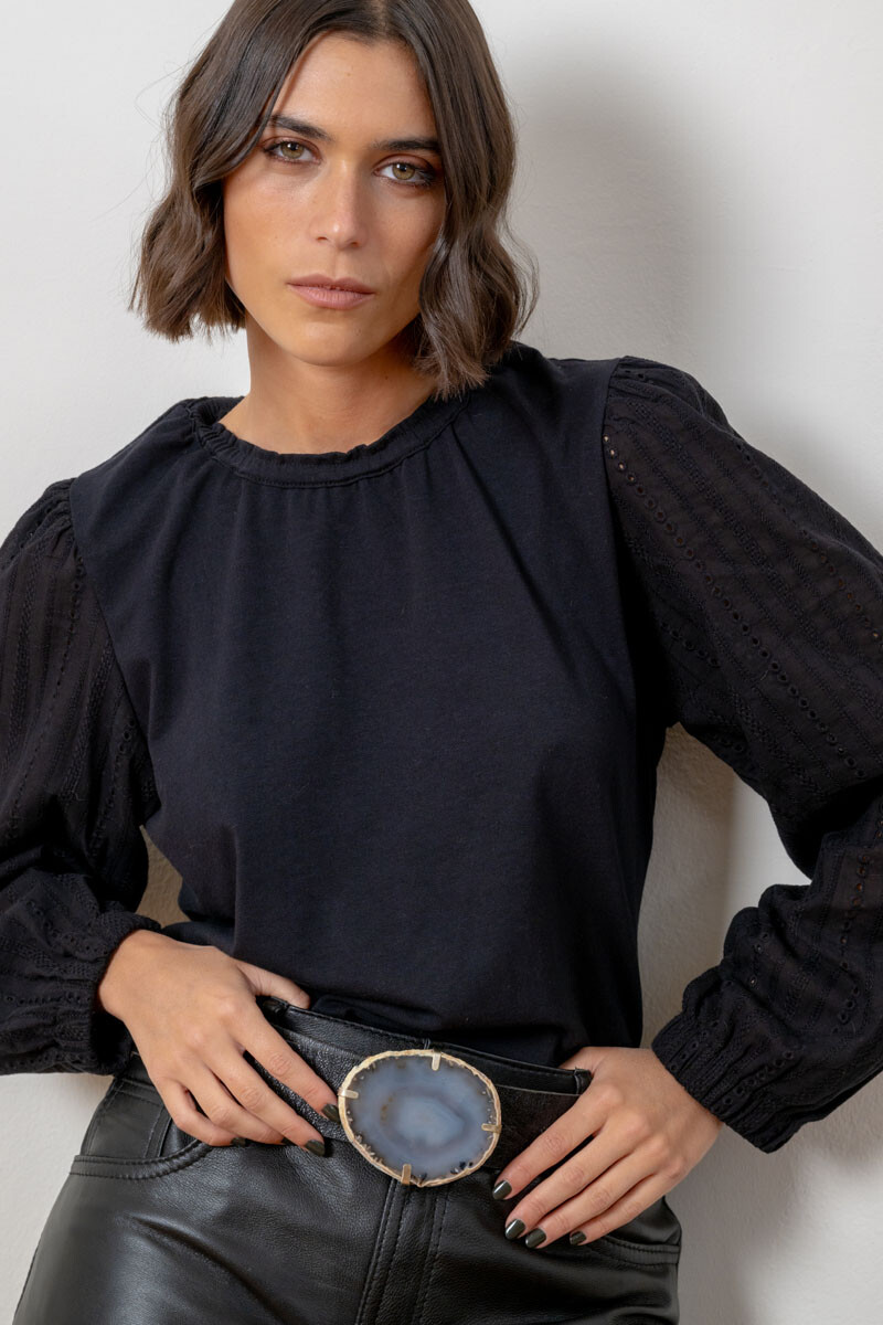 Remera cami Negro