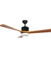Ventilador de Techo Inteligente Practic Life SW52010NL con Luz LED, Control Remoto y Motor DC Negro
