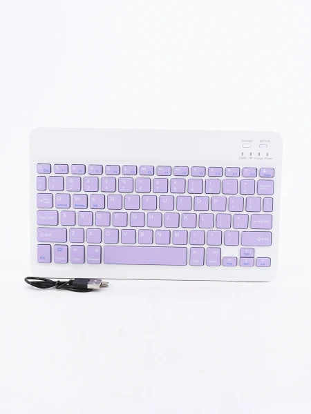 TECLADO INALAMBRICO USB VIOLETA