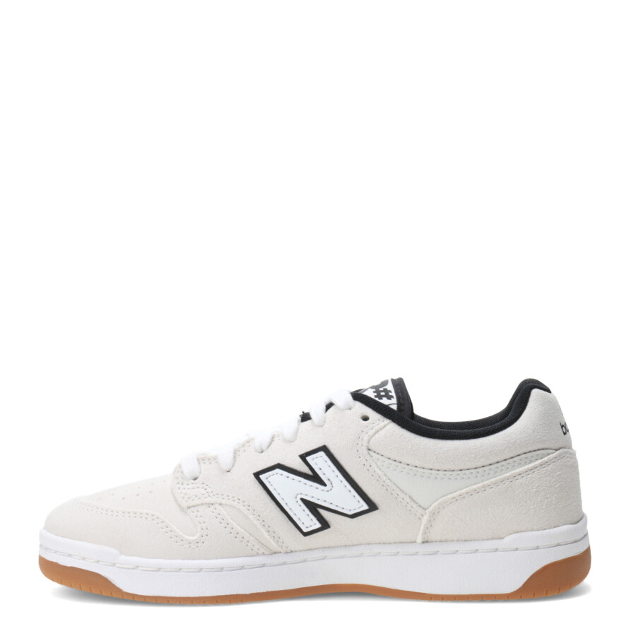 Championes de Hombre New Balance Skate Patin 480 Blanco - Negro